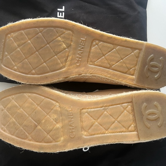 Chanel Lambskin Leather Espadrilles - Picture 4 of 7